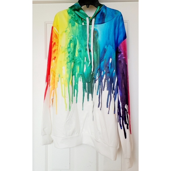 Tops - Paint Drip Hoodie